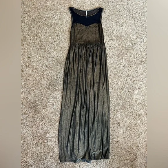 Paper Crane Metallic Maxi Dress - Picture 3 of 3